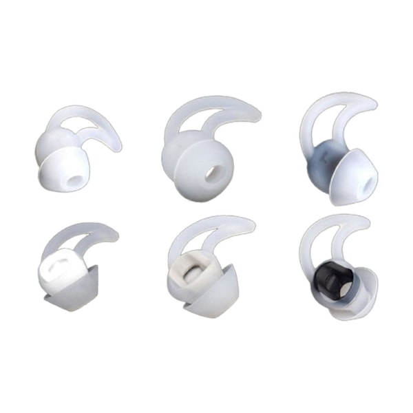 6 stk. silikon ørepropper beskyttelsesdeksel for BOSE Soundsport QC20 QC20i IE2 IE3
