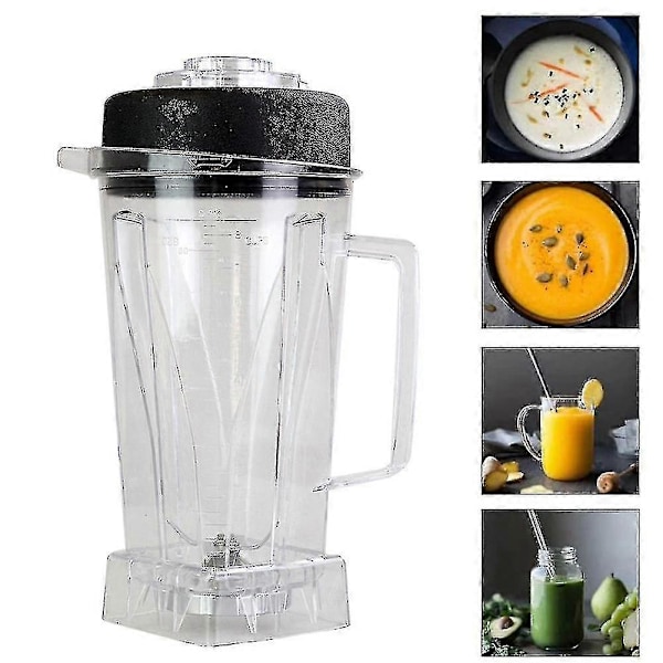 Transparent Blenderbehållare med kniv för Vitamix Blender, 1,9 liter (64oz)