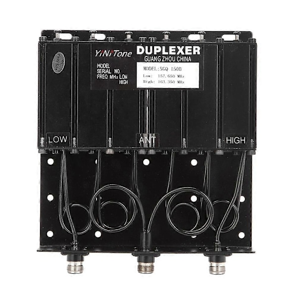 50W VHF Duplekseri SGQ-150D N- Toistin Duplekseri TX: 157.650/RX: 163.350MHZ DIY Radiopuhelin Toistinlaatikko