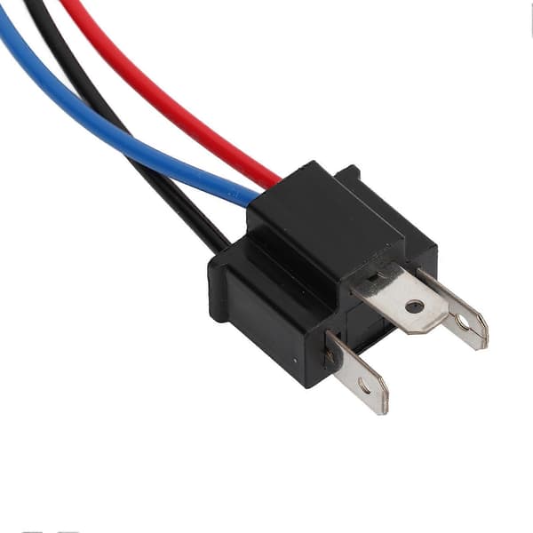 2 stk. H4 hanstikforbindelsesledning kabel forlygtestik forlygtekonnektor ledningsnet
