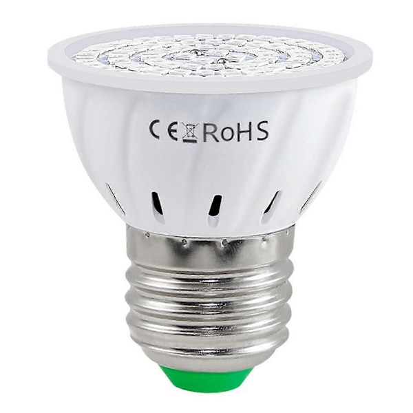 LED Växtlampa för Inomhusväxter Rött & Blått Spektrum LED Växtlampor E14 Växtlampa för Plantor Hydroponisk Suckulent Blommor Grönsaker E27 * 48 LEDs