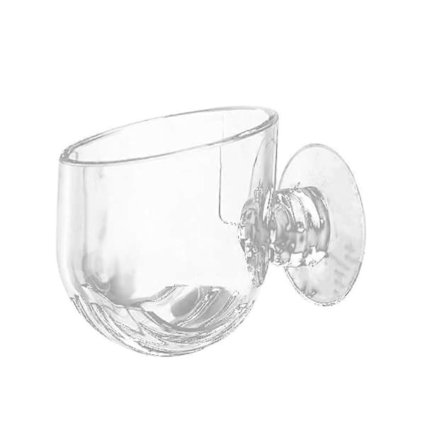 Kreativt Akvarium Fisketank Glas Plantekop Rød Orm Foderbeholder Holder