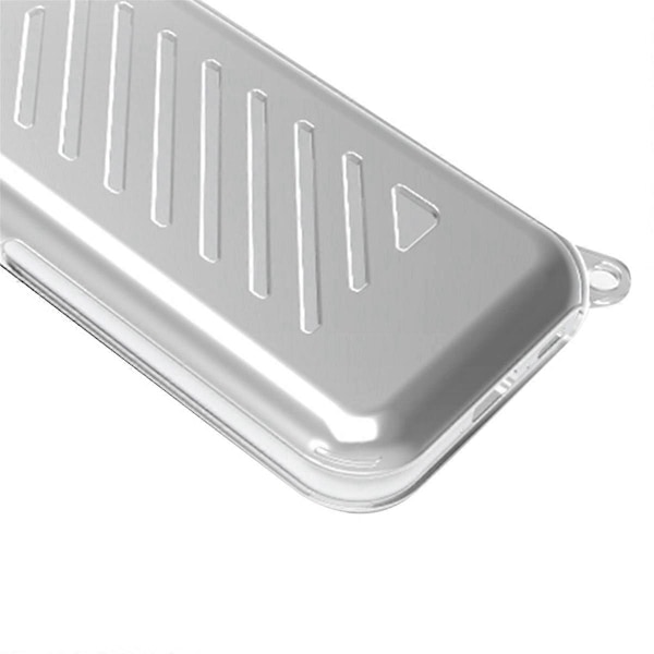 Passer til Batteri Beskyttelsesetui Hoveddisplay Batteri Fuld Dækning TPU Blød Lim Transparent-Sort