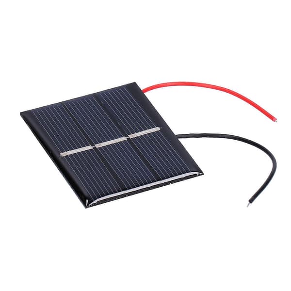 4 st Solpaneler Hög Konverteringsfrekvens Effektivitet Utgång Solpanel med Kabel för Belysning 0.4W 1.5V