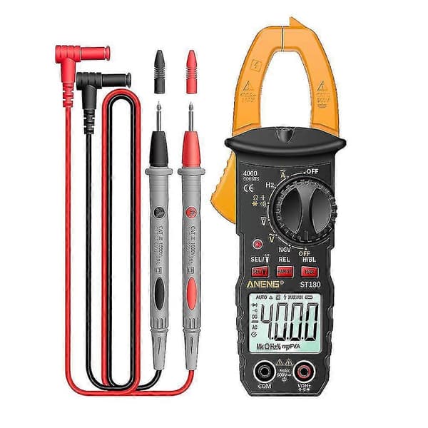 Tester Elektrisk Automatisk Områdesinställning Spänningstestare Volt Strömtestare Auto Multimeter Voltmeter Ohmmeter Mätare