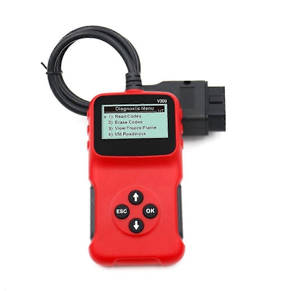 Kodläsare ODB2 KW680 Bil Diagnostikverktyg OBDII OBD2 Auto Scanner Motor Kontroll LED-Display