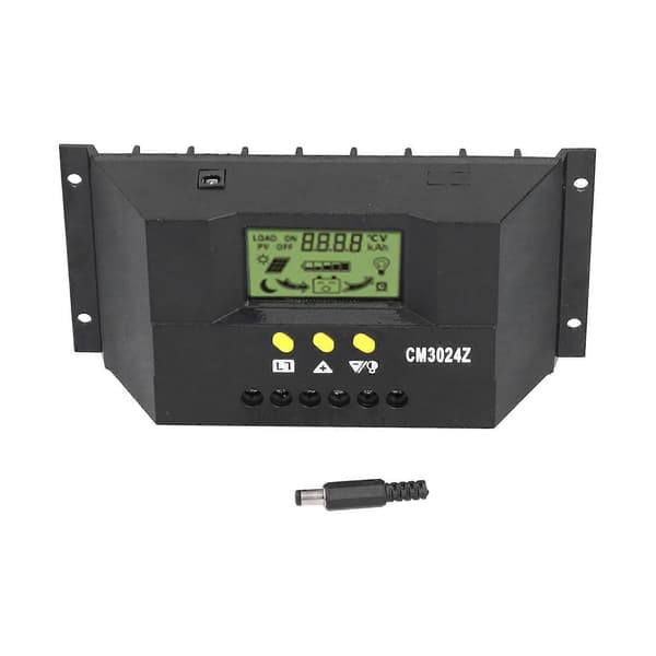 CM3024Z PWM Solarladdningsregulator LCD-skärm Solpanel Intelligent Regulator 12V 24V20A