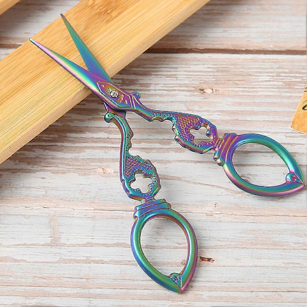 Klippesaks Medium Græskarform Retro Rustfrit Stål Materiale Broderi DIY Håndlavet (Multifarvet)