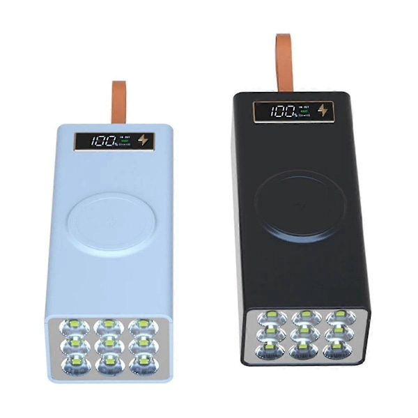 Bærbar DIY Mobil Power Box Ekstern 21x18650 5V Loddefri Batteriopladningsopbevaringsboks Etui USB Type C B