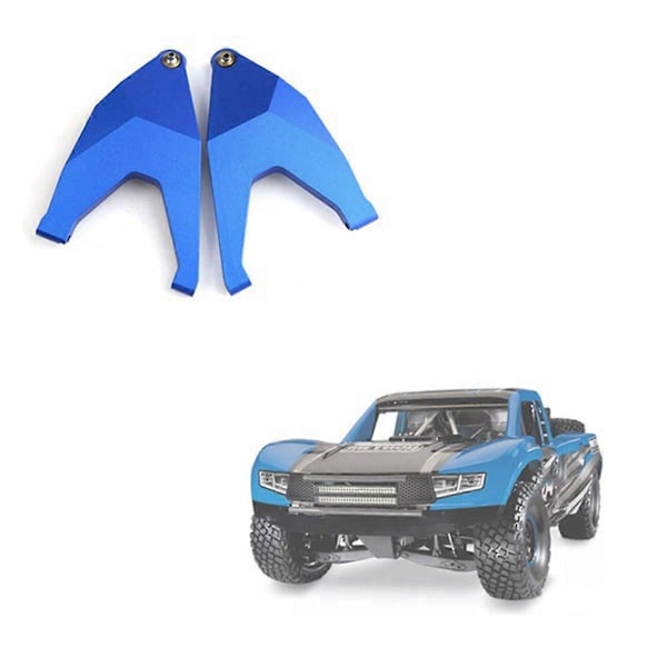 2 st Metall Främre Nedre Bärarm för Unlimited Desert Racer UDR 1/7 RC Bil Uppgraderingsdelar Tillbehör Silver