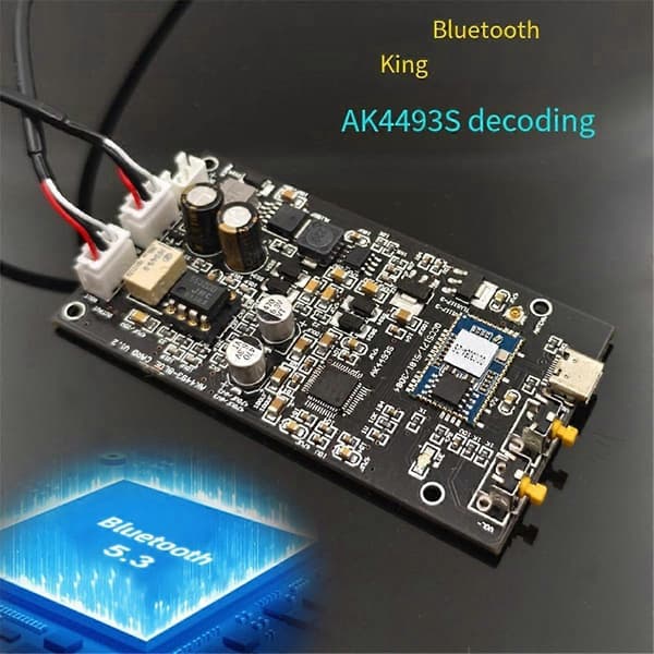 Oppgrader Bluetooth 5.3 AK4493S Dekodingsmodul Analog Inngang Hard Dekoding for HD LDAC