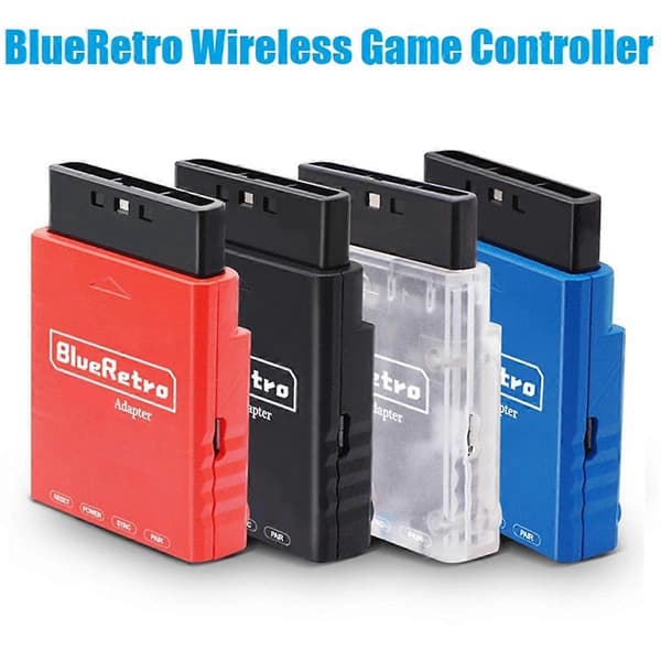 Trådløs spillkontrolleradapter for PSX PS1 PS2 til 9076 NS Kontroller D