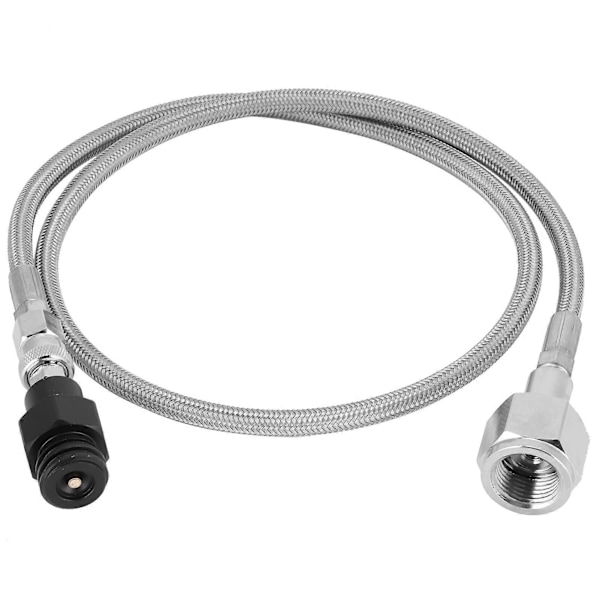 CGA320 1M Matalapaine Soodaletku Mustalla CO2-pullon Täyttöadapterilla TR21-4 Soodatarvikkeet