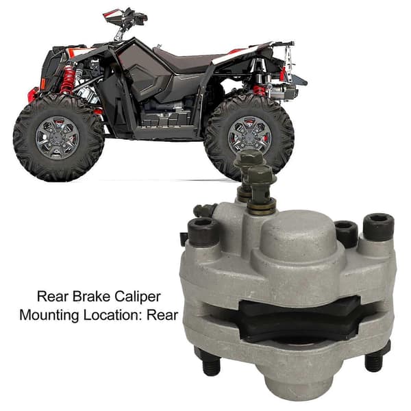 Bakre Bremsekaliper Robust Stabil Slitesterk Bremsekalipermontering Erstatning for Polaris Scrambler 500