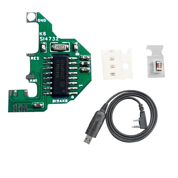 SI4732 Modul+USB Programmeringskabel Kortvågsmodifieringsmodul V2 FPC Version för UV-K5 UV-K6