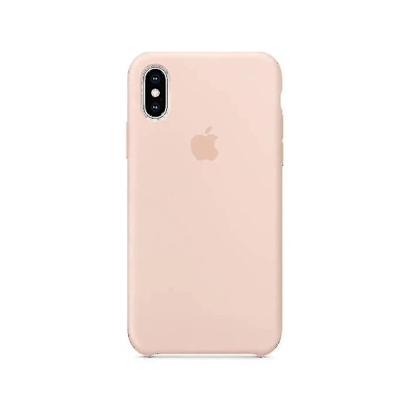 Slank Flydende Silikon TPU Cover til iPhone Xs Max pink