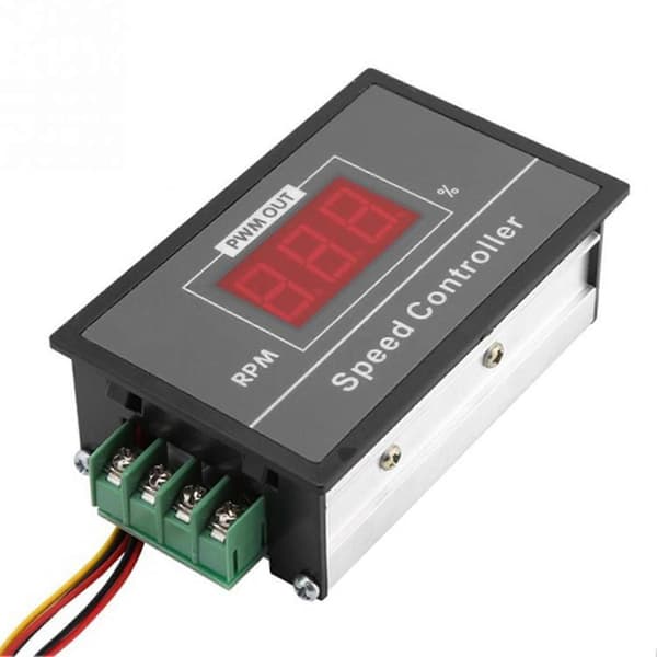 30A Digital LED-skjerm Justerbar DC 6V 12V 24V 48V PWM Motorhastighetskontroller