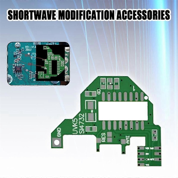 SI4732 Modul+USB Programmeringskabel Kortvågsmodifieringsmodul V2 FPC Version för UV-K5 UV-K6