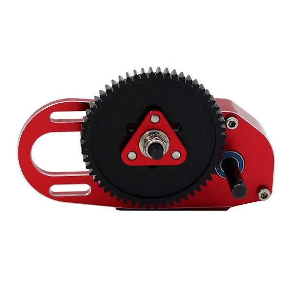 2Low CNC Vaihdelaatikko Keski-vaihteisto Ylivaihteella LCG 1/10 RC Crawler Axial SCX10 III 90046 TRX4 Punainen