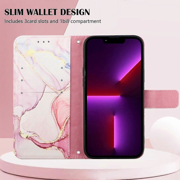 Marmor Mönster Fodral För Iphone 13 Pro Max LS005