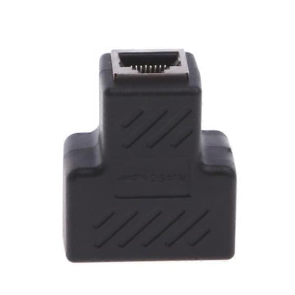 1 - 2 LAN Ethernet -verkon jatkoadapteri, pistokejakaja RJ45:lle