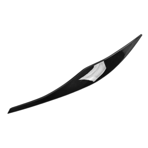 2 stk. Frontlygte Øjenbryn Dækning Bil Udvendig Trim Erstatning til 3 Serie E90 E91 Sedan Touring 2005?2012 Blank Sort