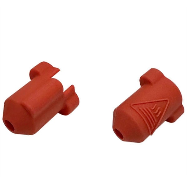 3 stk. Silikone Sokker Varmeisolering Etui Cover til K1/K1Max Keramisk Varmeblok Kit til K1 Hotend Rød