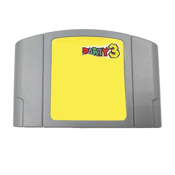 För N64-spel för 3 klassiska spelkort 64 Bit Videospel USA Engelsk Version
