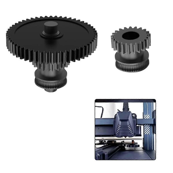 Til Neptune 4 Nanobelagt Formstål Integreret Ekstruder Gear Print Kit til 3D Printer