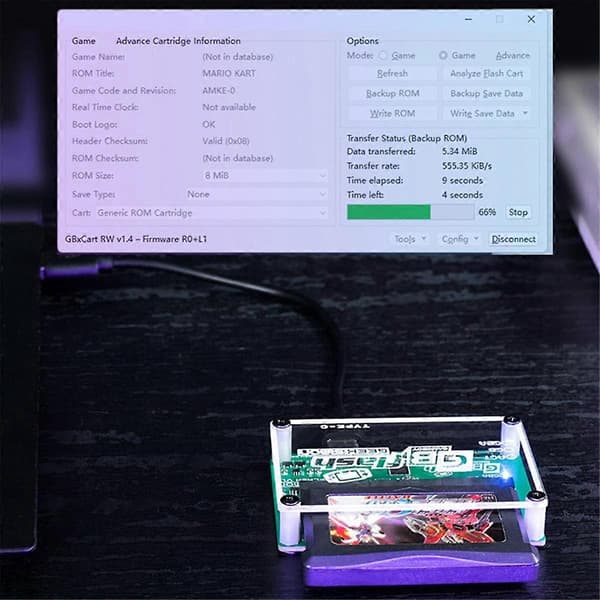 Til GB Flash Cart Backup Spil Rom Gendan Rame Gemmer til GB Spilkassetter
