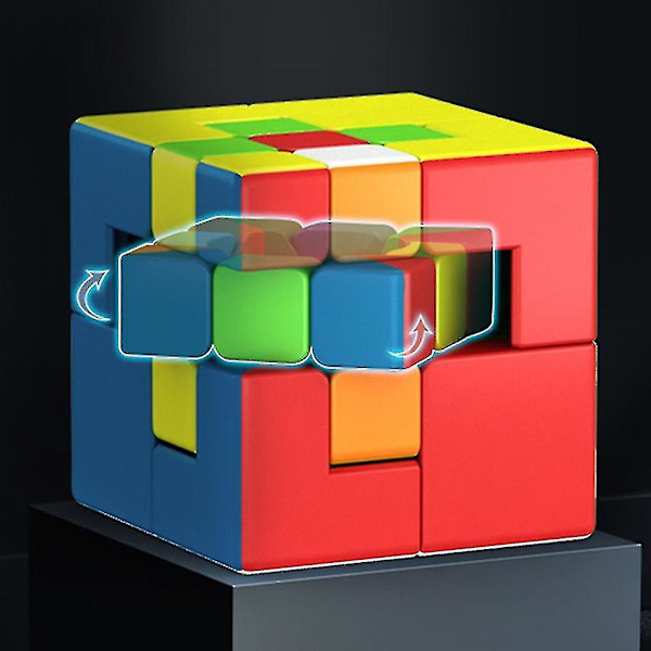 2x2 3x3 Bandage Rubiks Kub Kombination Pedagogiska Leksaker Puppet Two