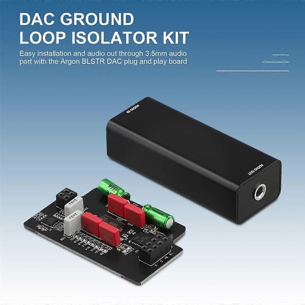Til 5 BLSTR DAC med Ground Loop Isolator (Tilføjelse kun til ONE V3)