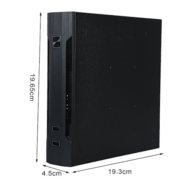 Tietokonekotelo pidikkeellä, joka tukee THIN-ITX-emolevyä USB 2.0 Wi-Fi COM Kannettava Mini HTPC Pöytäkoneen runko PC-tarvikkeet