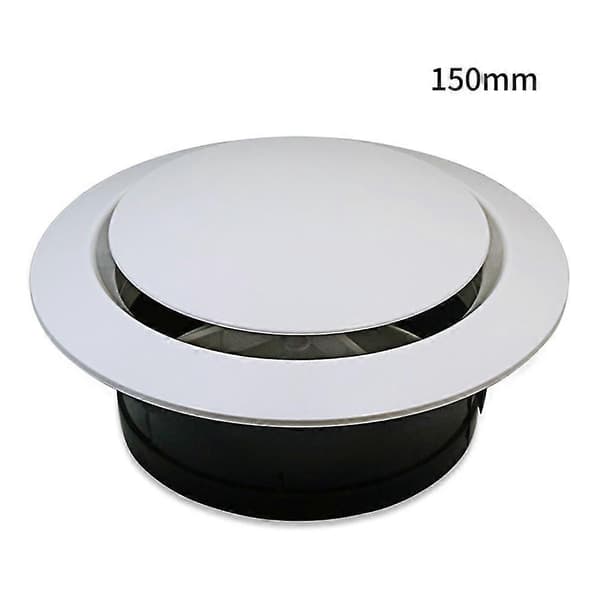Ventildeksel Luftuttak Ventilasjonsdiffuser 100mm 150mm Klimaanleggsrør Hjemmeventilasjon Justerbar Persienne 75mm