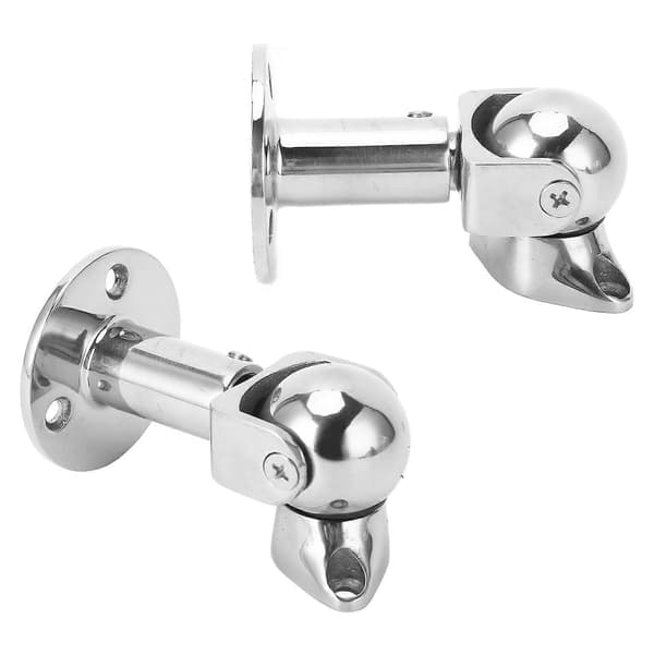 Roterende Magnetisk Dørstopper med Justerbar Hode 3,5?4,5 tommer 316 Rustfritt Stål Selvjusterende Marin Magnetisk Dørstopper