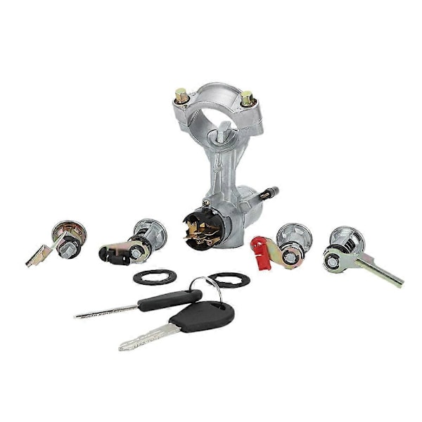Ignition Lock, Aluminum Ignition Lock Replacement for PATROL GQ Y60 LOCK 2-DOOR BAND DOOR 88-98 for Serrure Patrol Y60 Unibell Interruttore Lega Llave