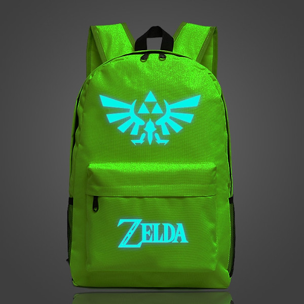 Anime Legend of Zelda Ryggsäck Skolväska Självlysande Studentryggsäck Style 7