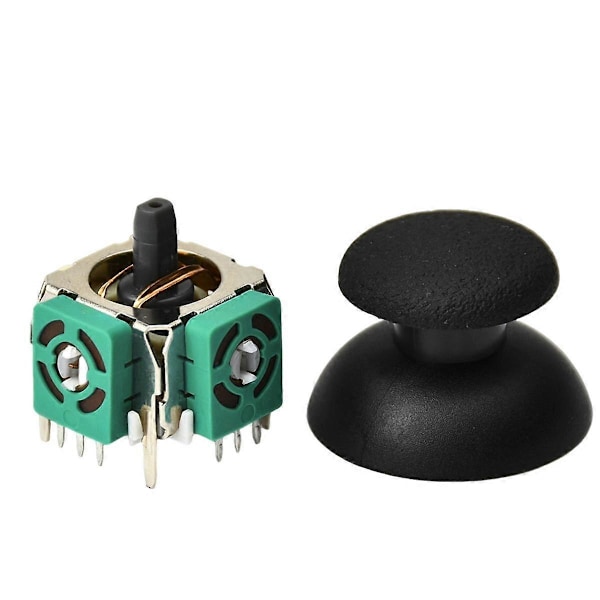 30 stk. 3D Joystick Potentiometre + Joystick Hætte til 360/PS2 Spilcontroller 3D Analog Joystick B10K til PS2