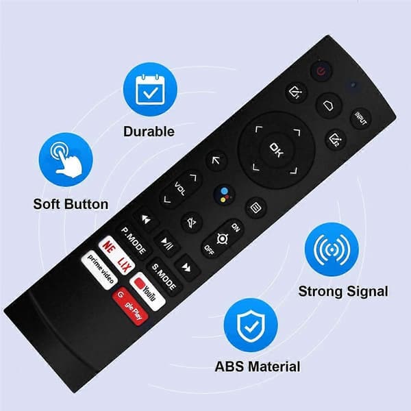 Erstatningsfjernkontroll ERF3P90G for Smart TV Uten Stemmestyring