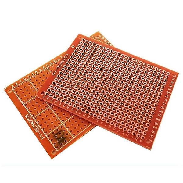 30 stk. Prototype PCB Universelt Kort 5x7cm Enkeltsidig Kretskort DIY Elektronisk Sett