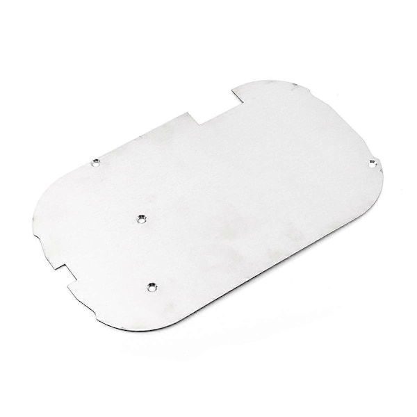 For TT01 Rustfritt Stål Chassis Armor Front Bak Beskyttelse Anti-Skli Plate for 1/10 RC Bil