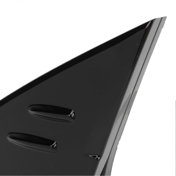 Front Mud Guard Trim Cover Mud Guard Dekorativt Dæksel Sort til Prius 2016 til 2021 Venstre