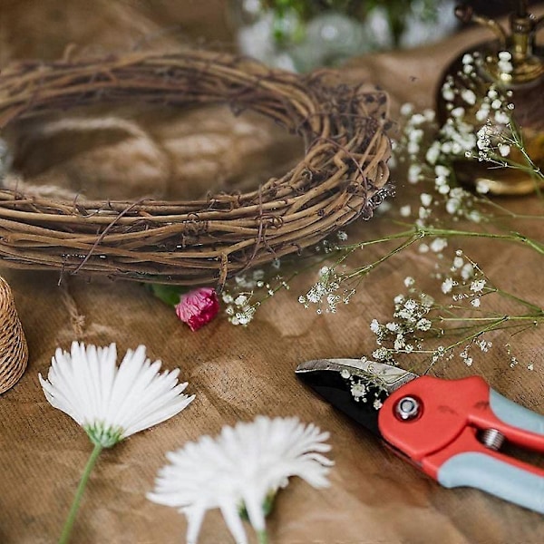 3 st 25/30 cm Naturlig Vinranka Krans Rottingring DIY Hantverksbas för Kransgirlang Tillverkning Hemdekoration