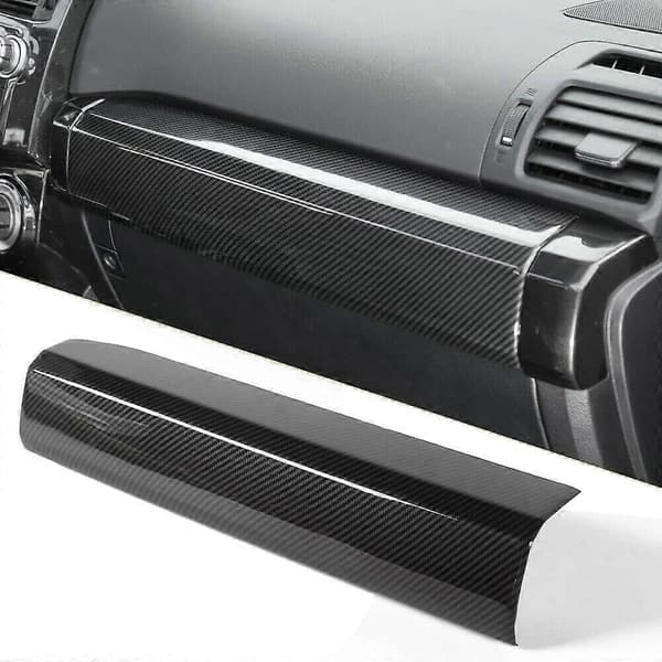 Til 4Runner 2010-2021 Kulfiber Co-Pilot Instrumentbræt Midterkonsol Stribe Panel Dækbeklædning