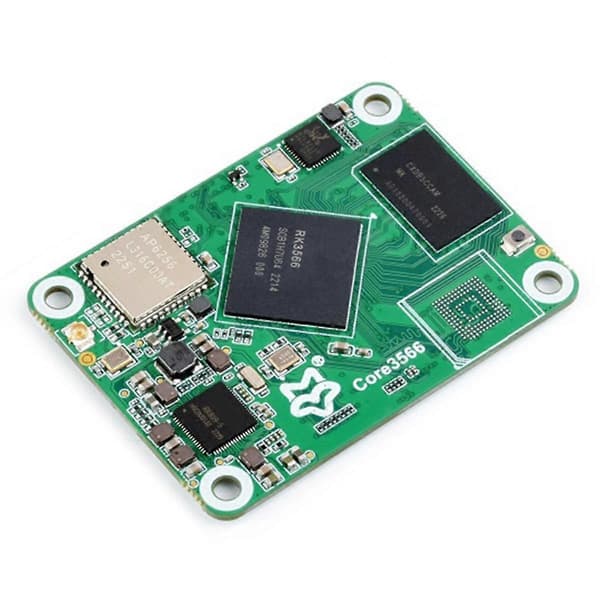 Core3566 Modul, Rockchip RK3566 Quad-Core Processor, Kompatibel med CM4, 2GB+ 32GB Emmc med Wifi
