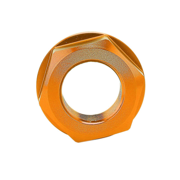 Motorsykkel Bakhjulsakselmutter M20xP1.5 Aluminium Erstatning for Yamaha YZ125/YZ250 1999?2021 Gul