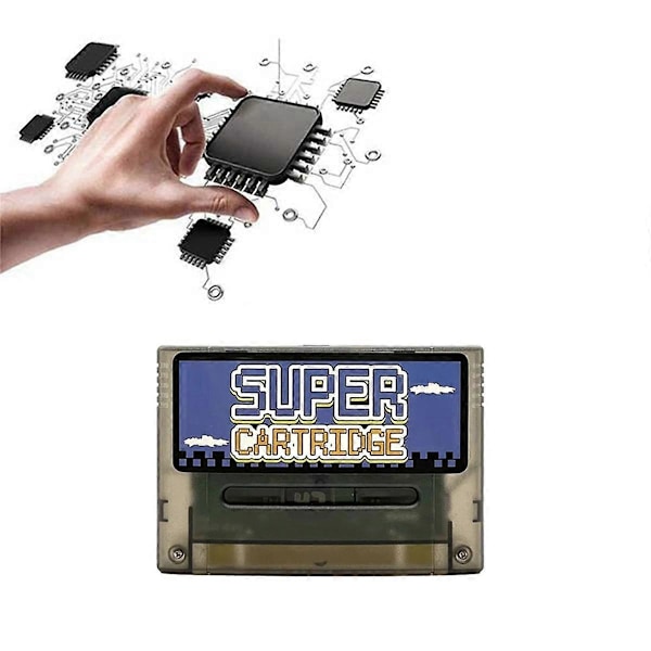 1000-in-1 peli SNES SFC -pelikortille Super Famicom 16 Bit US/EU/JP -versio Videopelikonsoli B