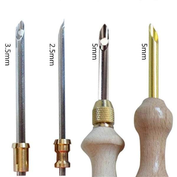 7PCS Justerbart Broderikit med Punch Needle för Vuxna - Komplett Nybörjarset med Verktyg - Perfekt för Punch Needle