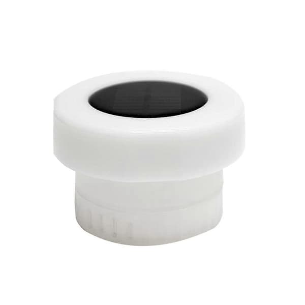 Pool Chlorine Floater, Swimmingpool Klor Dispenser med Solcellelys, Flydende Klor Dispenser