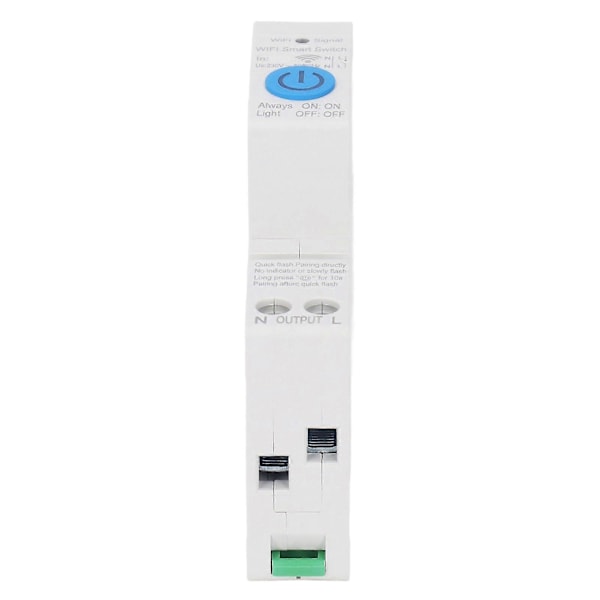 Timerrelé WiFi Fjernkontroll Tidsbryterkontroller 1P 40A AC 230V for Hvitevarer